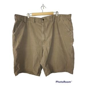 Carhartt Men's Size 50x10 SHORTS Original Fit DKH Khaki Tan Beige Big Tall